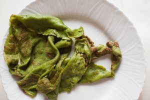 crêpes au thé matcha